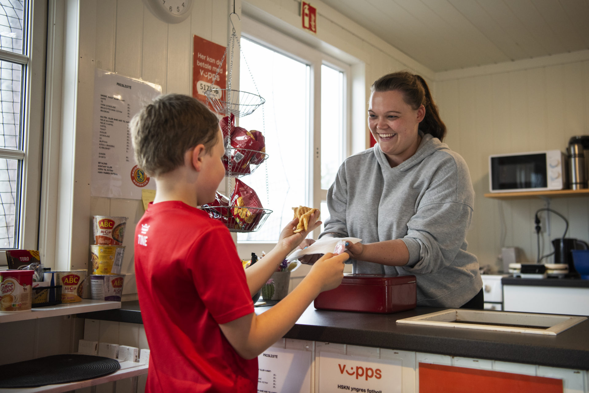 Kiosken på Hauerseter sportsklubb